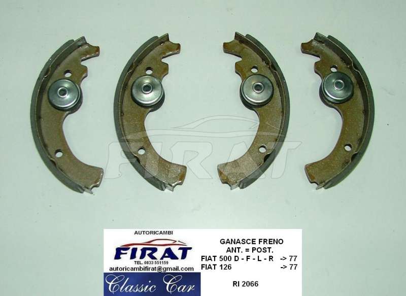 GANASCE FRENO FIAT 500 126 ANT. = POST.